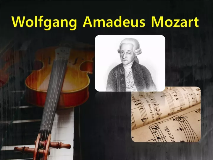 wolfgang amadeus mozart