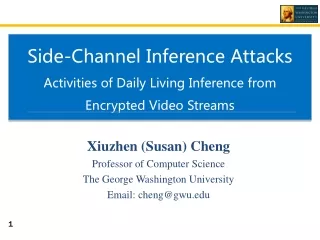 Side-Channel Inference Attacks Activities of Daily Living Inference from Encrypted Video Streams