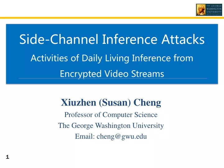 side channel inference attacks activities of daily living inference from encrypted video streams