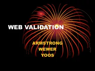 WEB VALIDATION