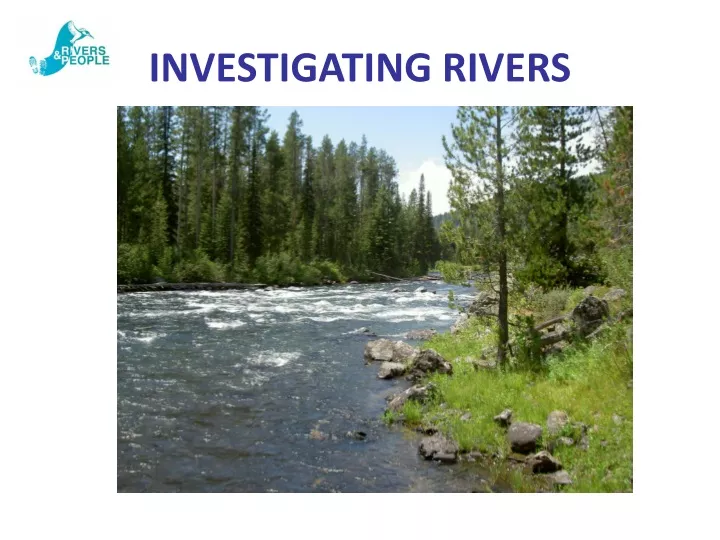 investigating rivers