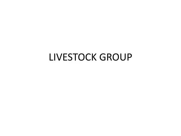 livestock group