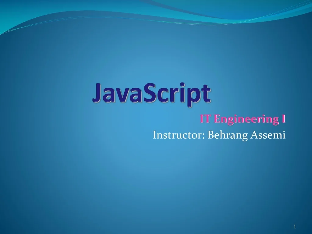 PPT - JavaScript Overview for Web Development: Features, Versions ...