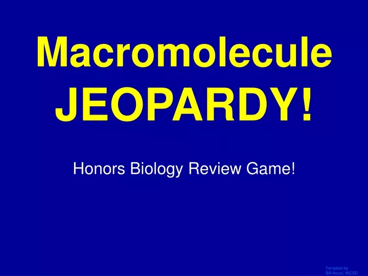 macromolecule jeopardy