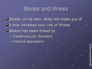 Stress and Illness