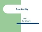 Data Quality: Managing Information Integrity Effectively - slide 1