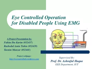 Eye Controlled Operation  for Disabled People Using EMG
