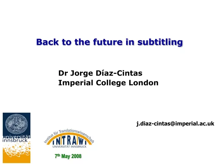 dr jorge d az cintas imperial college london