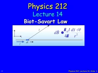 Physics 212 Lecture 14