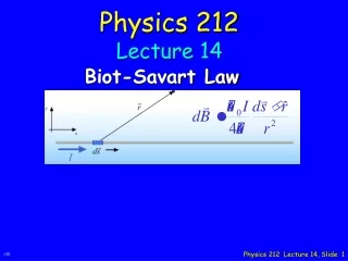 physics 212 lecture 14