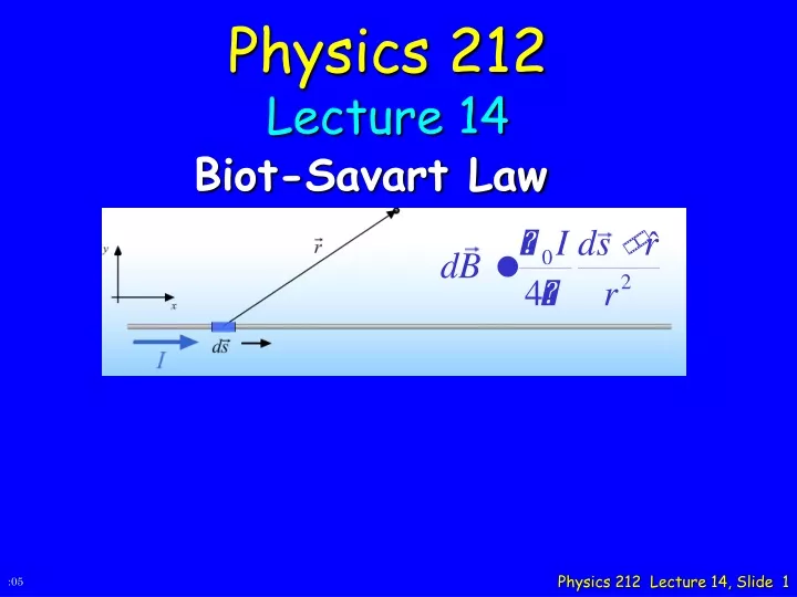 physics 212 lecture 14