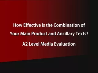 How Effective is the Combination of Your Main Product and Ancillary Texts?