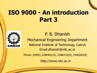 ISO 9000 - An introduction Part 3