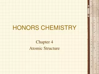 HONORS CHEMISTRY
