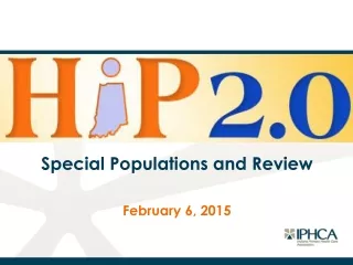 Special Populations and Review