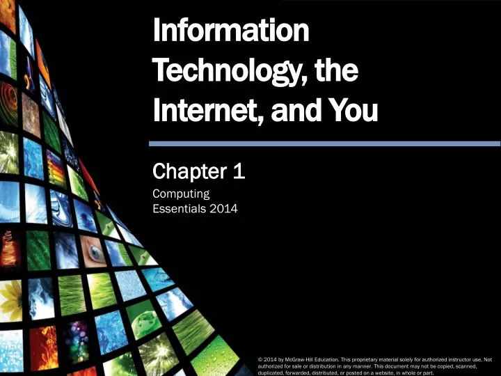 information technology the internet and you