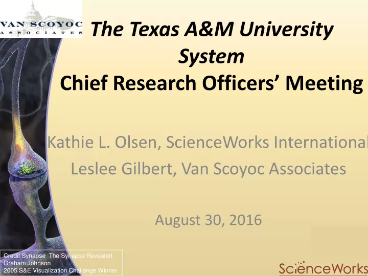 the texas a m university system chief research officers meeting