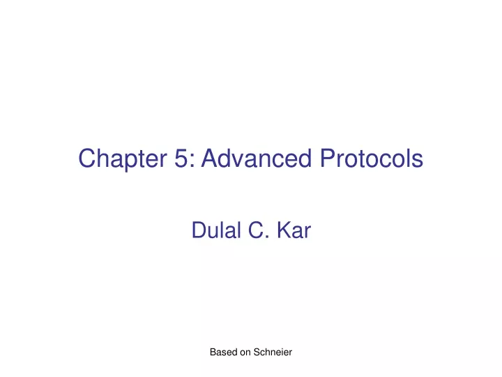 chapter 5 advanced protocols