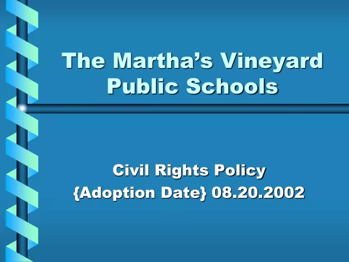 the martha s vineyard public schools