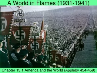 A World in Flames (1931-1941)