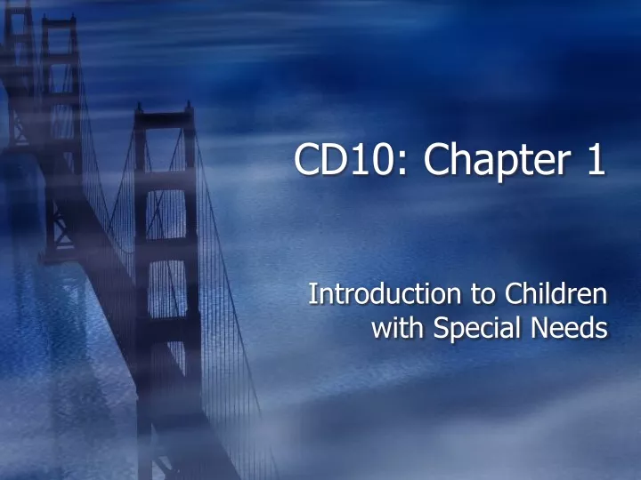 cd10 chapter 1
