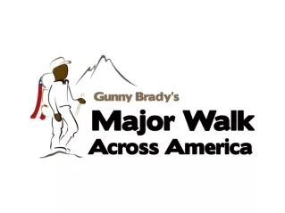 Who is walking? Gunny Roy Wesley Brady, Jr. What is he walking for?