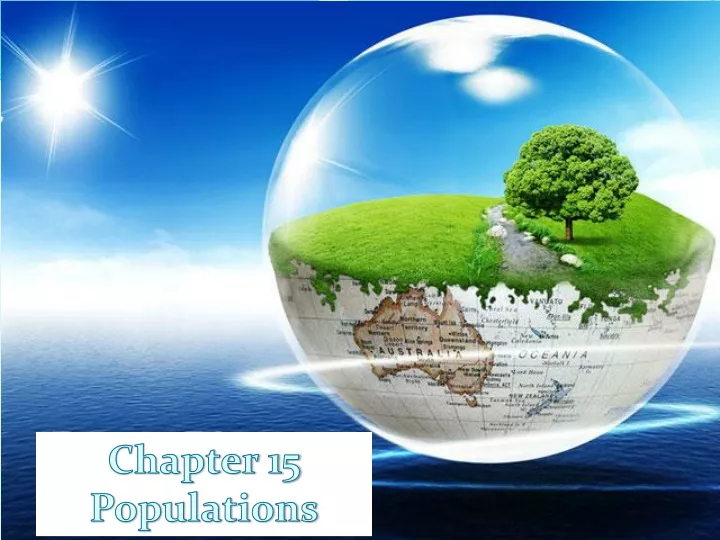 chapter 15 populations