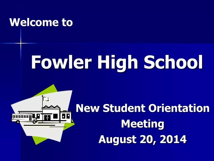 new student orientation meeting august 20 2014