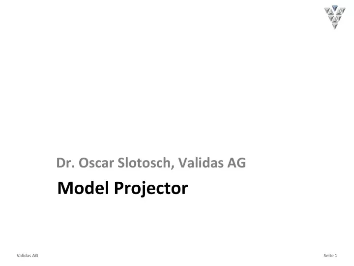 model projector