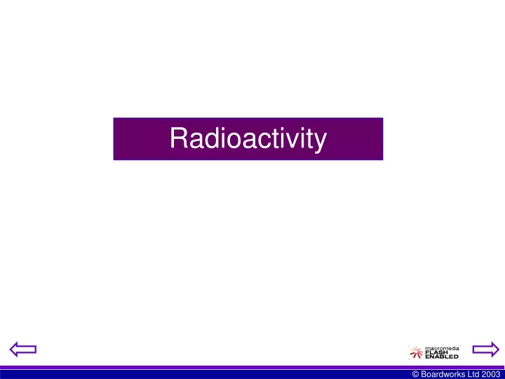 radioactivity