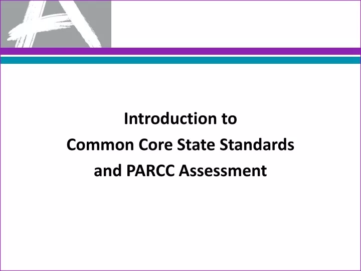 introduction to common core state standards