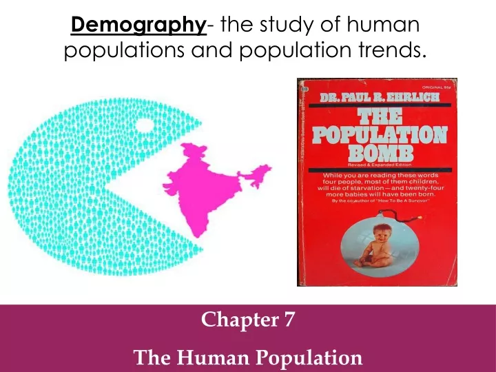 demography the study of human populations