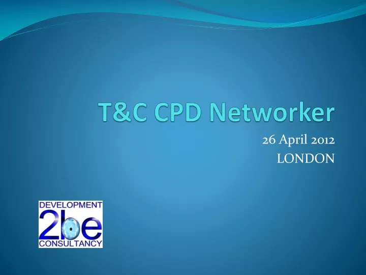 t c cpd networker