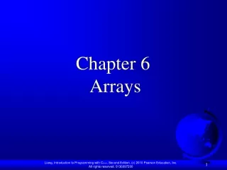 Chapter 6   Arrays