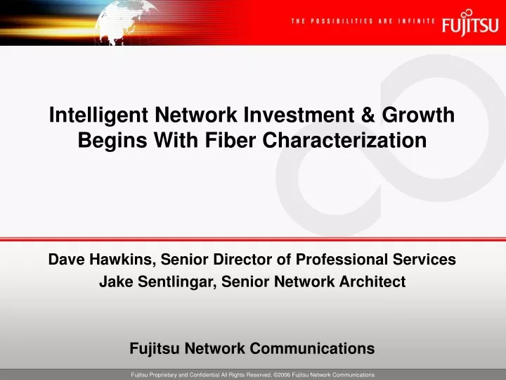 intelligent network investment growth begins with fiber characterization