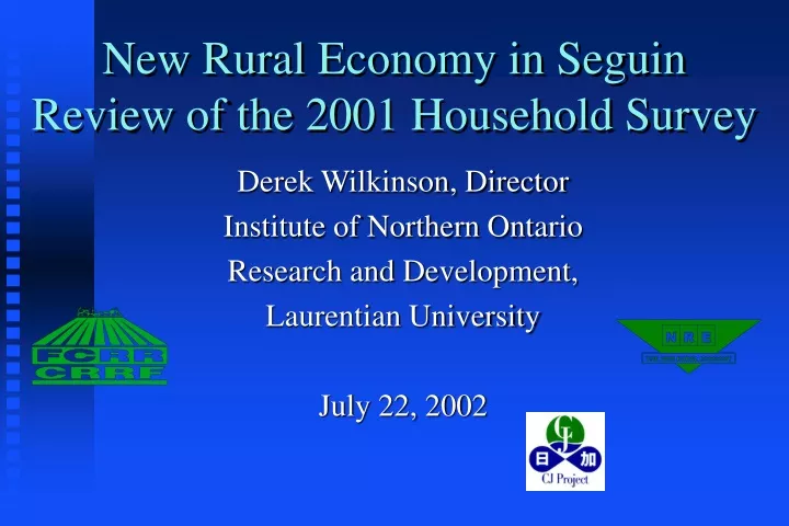 new rural economy in seguin review of the 2001 household survey