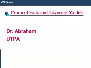 Protocol Suits and Layering Models
