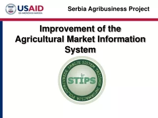 Improvement of the Agricultural Market Information System