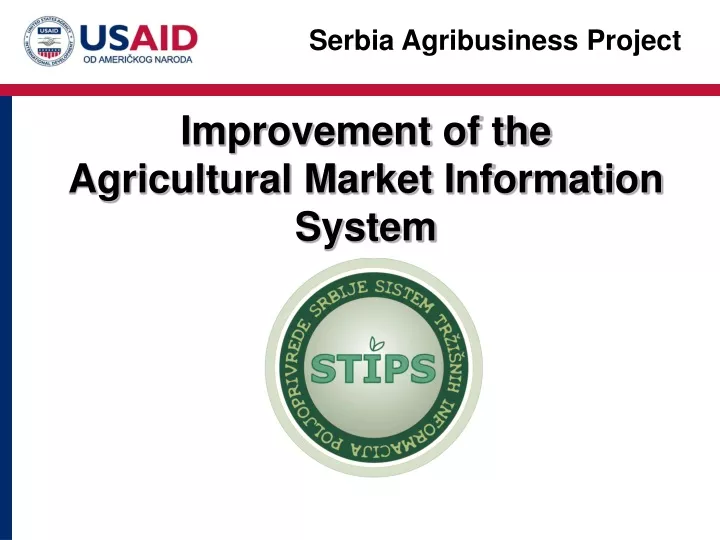serbia agribusiness project