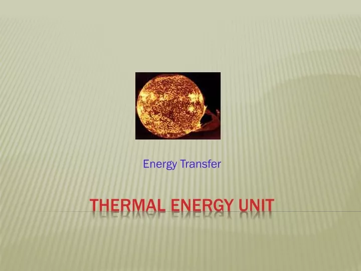 energy transfer