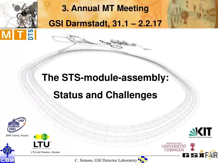 3 annual mt meeting gsi darmstadt 31 1 2 2 17