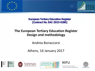 European Tertiary  Education  Register [Contract No. EAC-2015-0280]