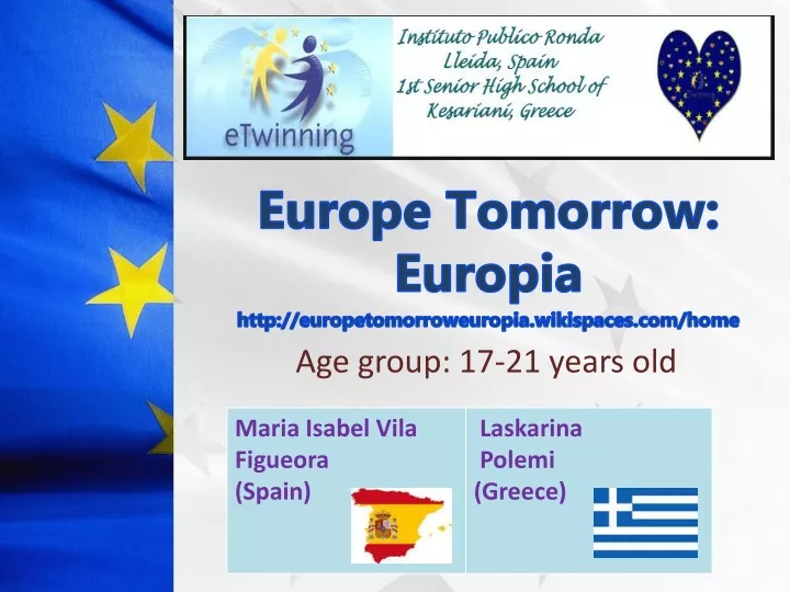 europe tomorrow europia http europetomorroweuropia wikispaces com home