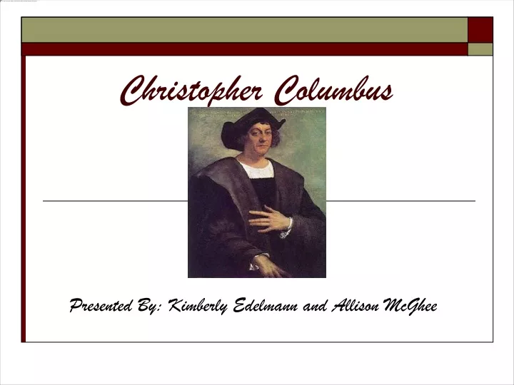 christopher columbus