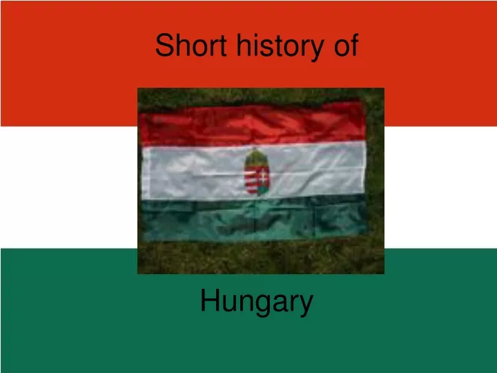 short history of hungary