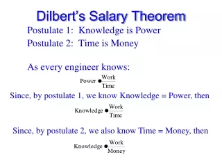Dilbert’s Salary Theorem