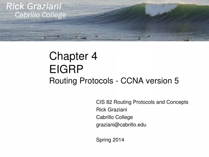 chapter 4 eigrp routing protocols ccna version 5