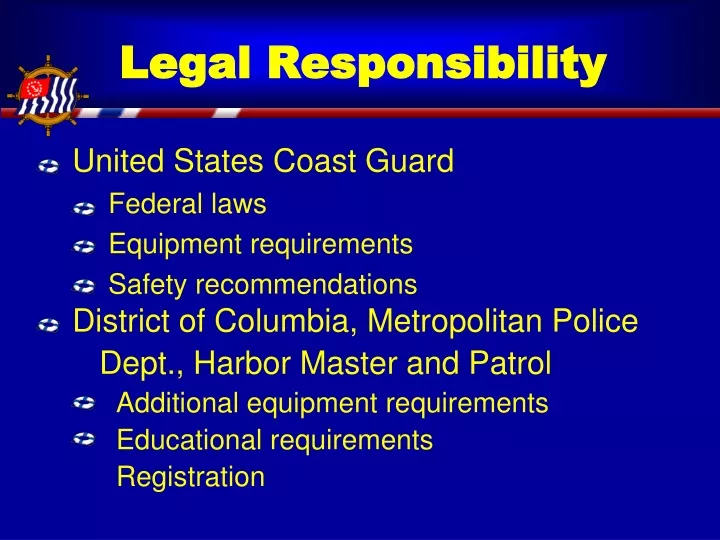 legal responsibility