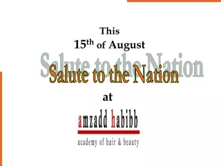 Salute to the Nation