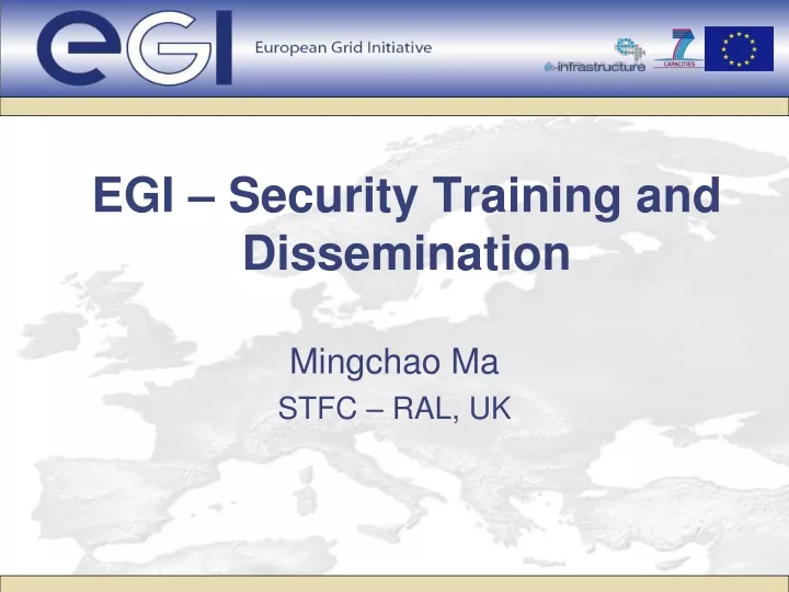 egi security training and dissemination